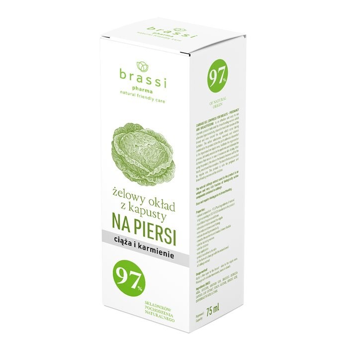 BrassiPharma Żelowy Okład z Kapusty na Piersi 75 ml