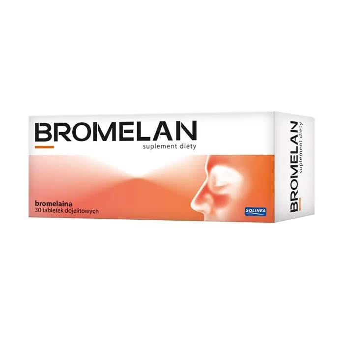 Bromelan tabletki dojelitowe, 30 szt.