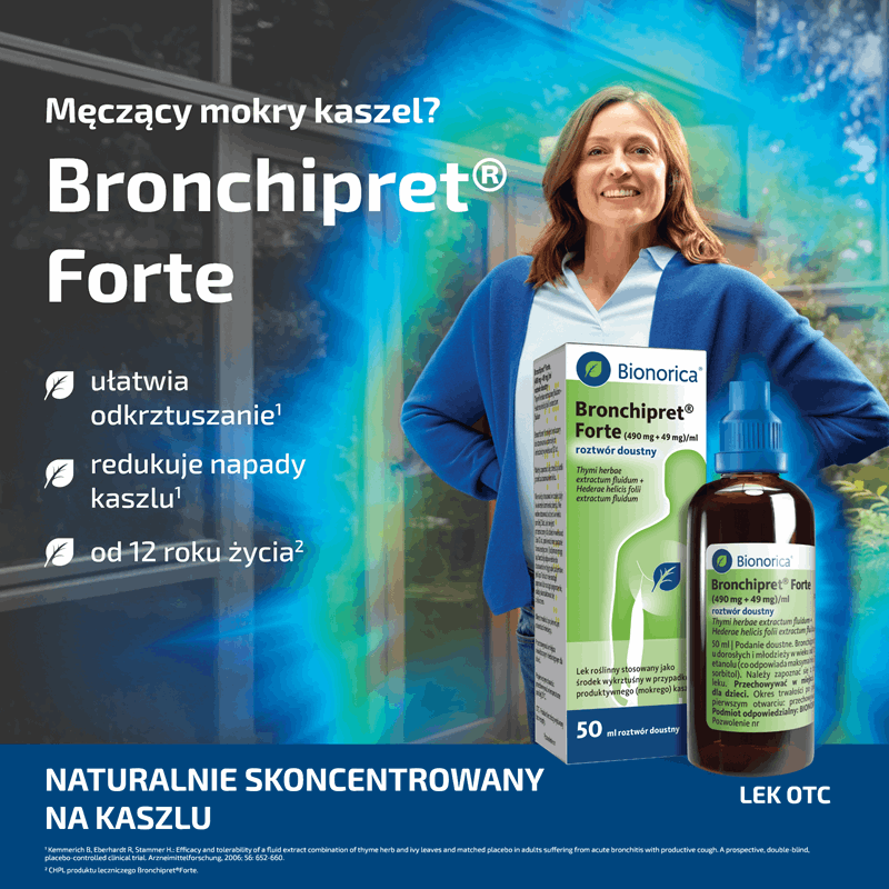 Bronchipret Forte roztwór doustny, 50 ml