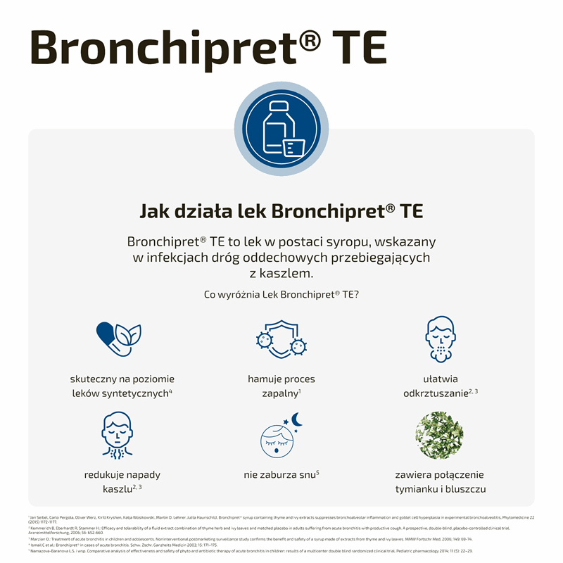 Bronchipret TE syrop 100 ml / Mokry kaszel