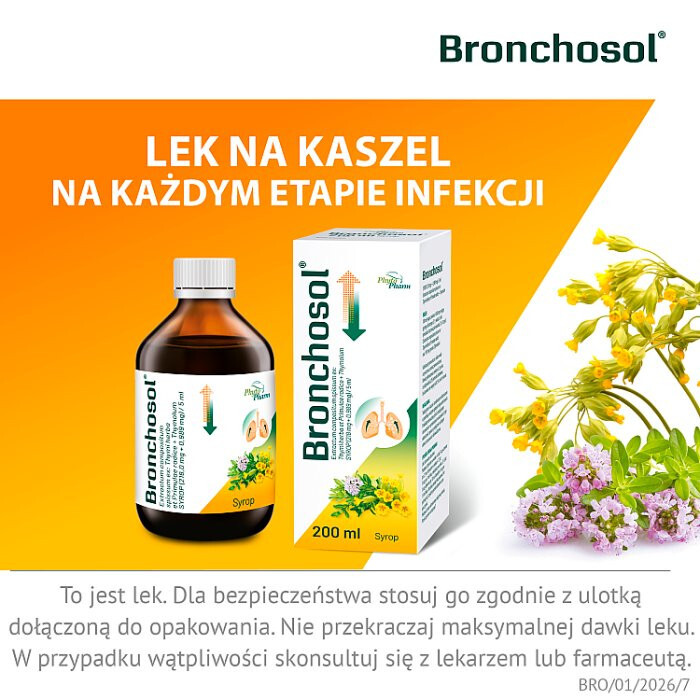 Bronchosol syrop 200 ml
