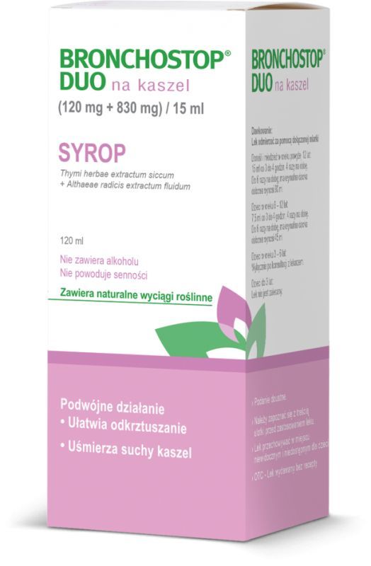 Bronchostop Duo na kaszel syrop 120ml