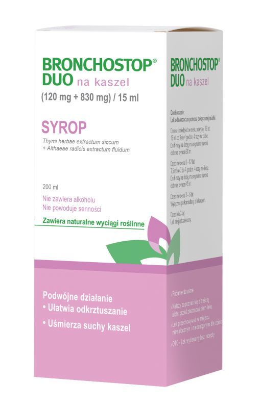 Bronchostop Duo na kaszel syrop 200ml