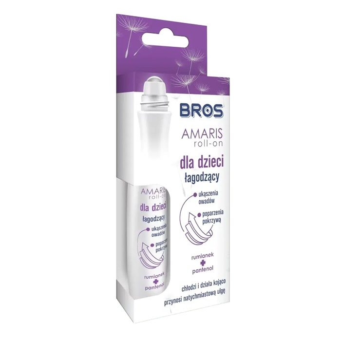 Bros Amaris roll-on łagodzący ukąszenia dla dzieci, 15 ml