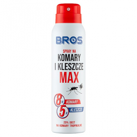Bros Max spray na komary i kleszcze 90 ml