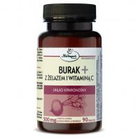 Burak + z żelazem i witaminą C 90 kapsułek
