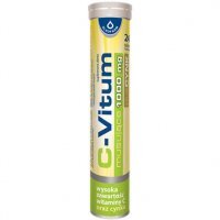 C-Vitum 1000 mg plus cynk tabletki musujące, 24 szt.
