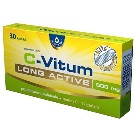 C-Vitum Long Active 500mg 30 kapsułek