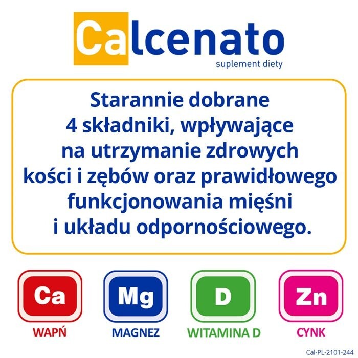 Calcenato tabletki powlekane, 60 szt.