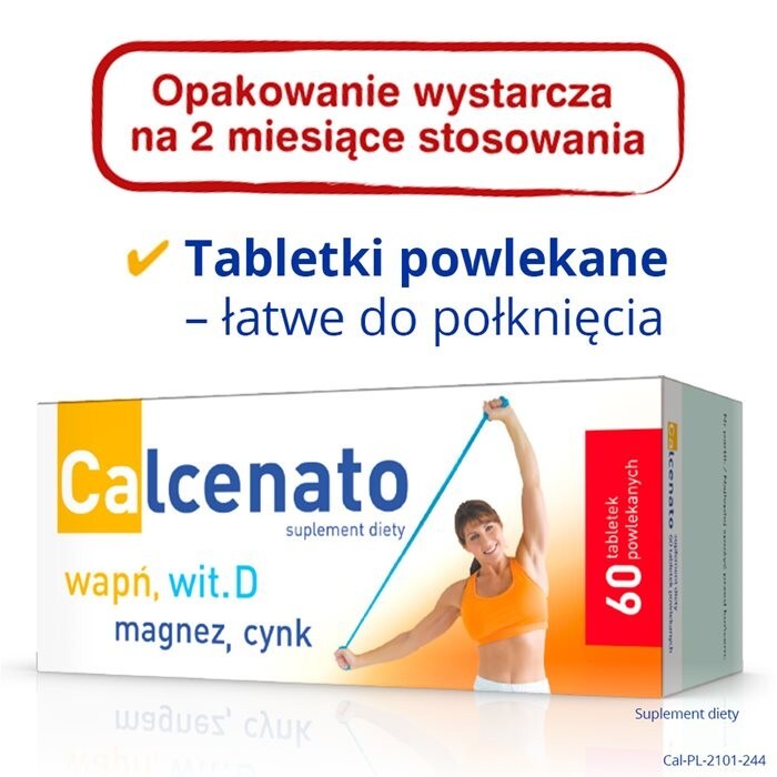 Calcenato tabletki powlekane, 60 szt.