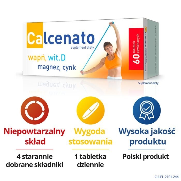 Calcenato tabletki powlekane, 60 szt.