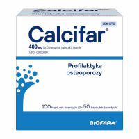 Calcifar 400 mg jonów wapnia kapsułki twarde, 100 szt.