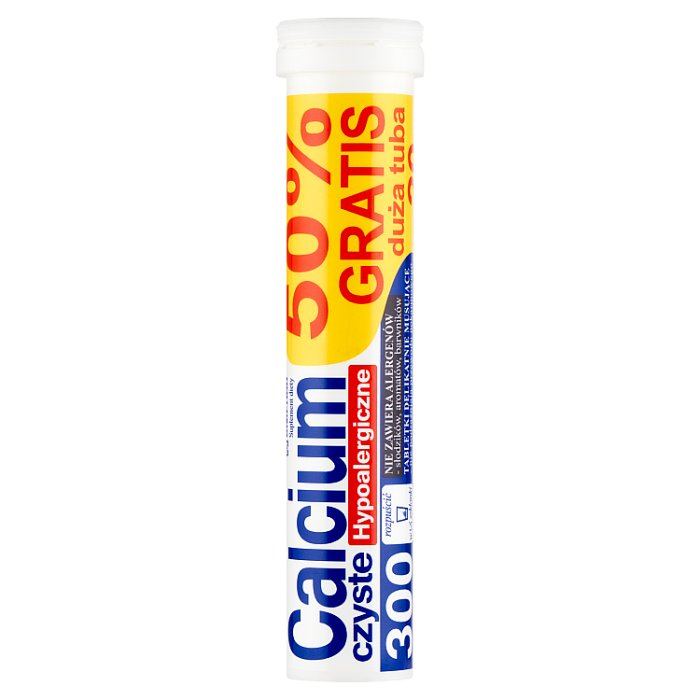 Calcium 300 czyste tabletki musujące, 20 szt.