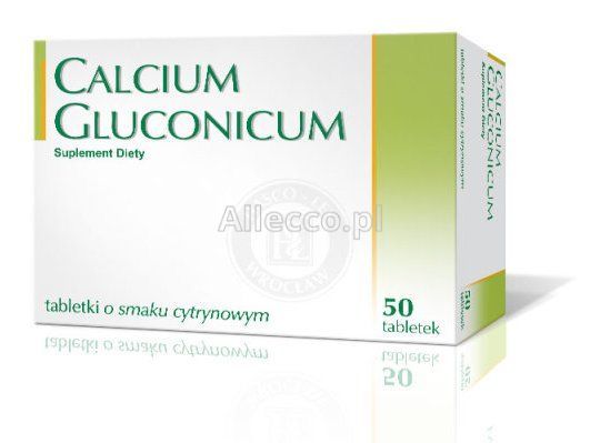 Calcium Gluconicum tabletki, 50 szt.