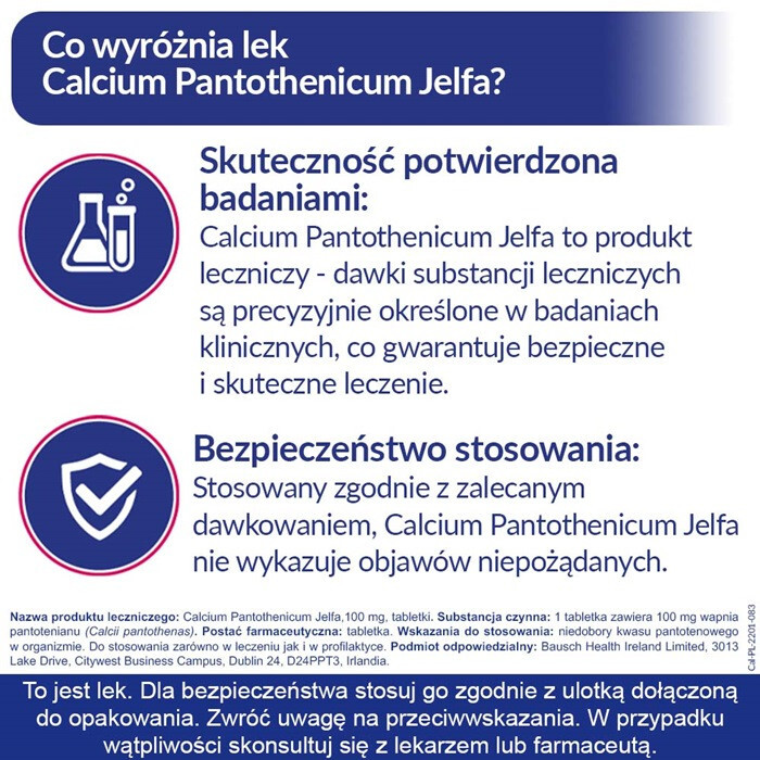 Calcium pantothenicum 100 mg 50 tabl.