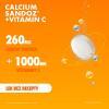 Calcium-Sandoz + Vitamin C (smak pomarańczowy) 10 tabl.