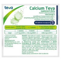 Teva Calcium tabletki musujące, 14 szt.