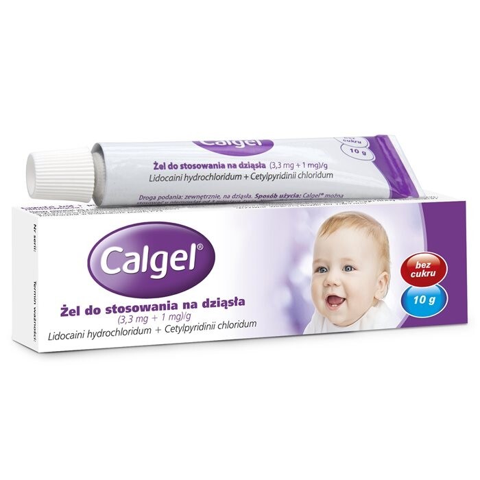 Calgel żel na dziąsła dla niemowląt 10 g
