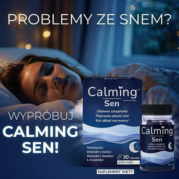 Calming Sen kapsułki na problemy ze snem, 30 szt.