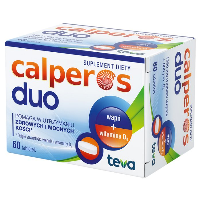 Calperos Duo D3 tabletki, 60 szt.