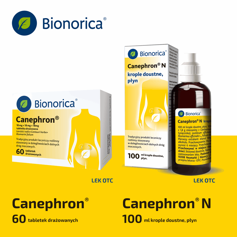 Canephron - Zapalenie pęcherza 60 tabletek drażowanych