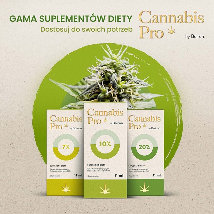 Cannabis Pro by Boiron 20% olej, 11 ml