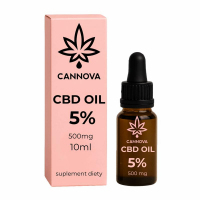 Cannova 5% CBD olej, 10 ml