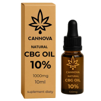 Cannova Natural CBG Oil 10% krople, 10 ml