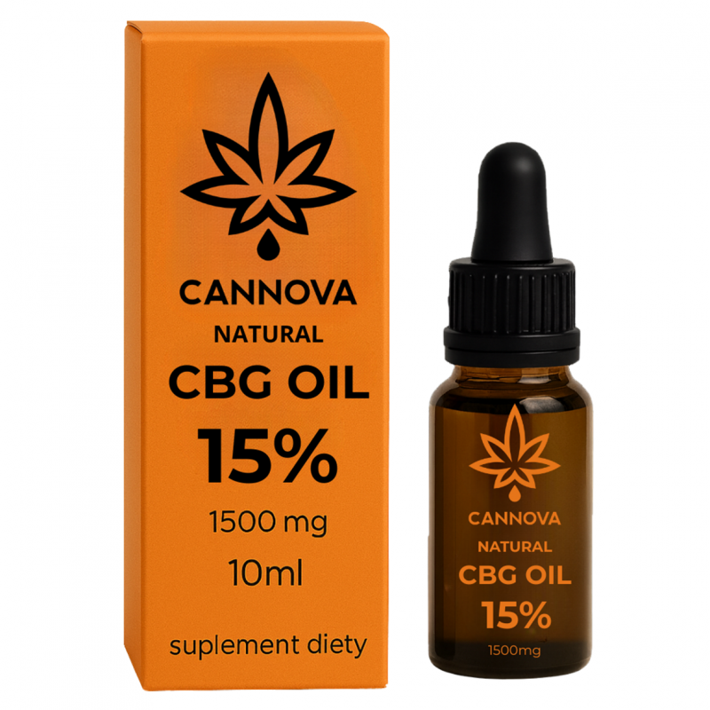 Cannova Natural CBG Oil 15% krople, 10 ml