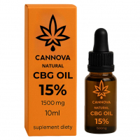 Cannova Natural CBG Oil 15% krople, 10 ml