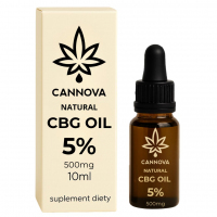 Cannova Natural CBG Oil 5% krople, 10 ml