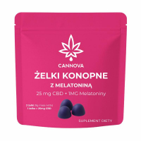 Cannova Żelki konopne CBD z melatoniną, 3 szt.