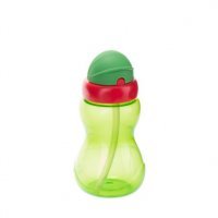 Canpol babies bidon ze składaną rurką silikonową 270ml zielony
