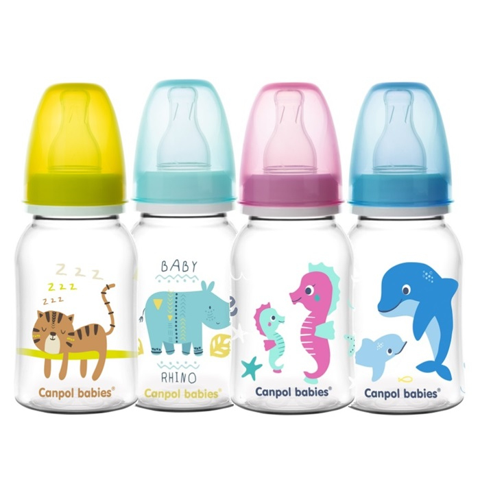 CANPOL Babies Butelka wąska 120 ml 1 szt.