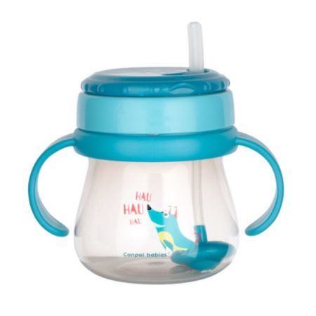 Canpol babies innowacyjny kubek ze składaną rurką silikonową 250ml