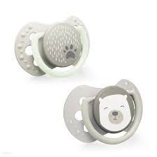 Canpol LOVI Buddy Bear Smoczek silikonowy dynamiczny (0-2m) 2 szt.