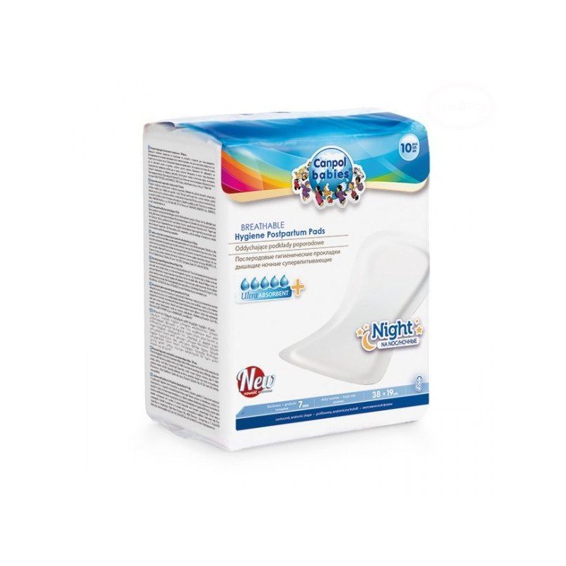 CANPOL Podkłady poporodowe noc 10 szt.