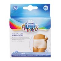 Canpol wielorazowe majtki poporodowe siateczkowe rozmiar L/XL, 2 szt.