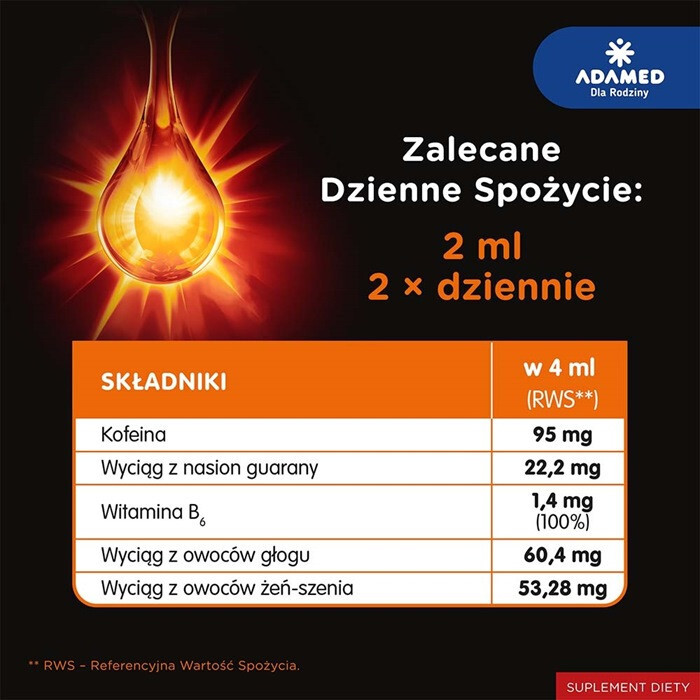 Cardiamid z kofeiną krople, 100 ml