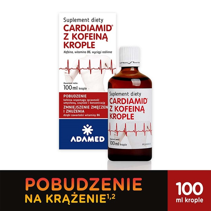 Cardiamid z kofeiną krople, 100 ml