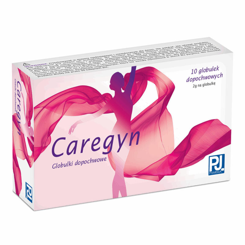 Caregyn globulki dopochwowe, 10 szt.