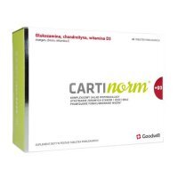 Cartinorm + D3 tabletki witamina D na stawy i mocne kości, 60 szt.