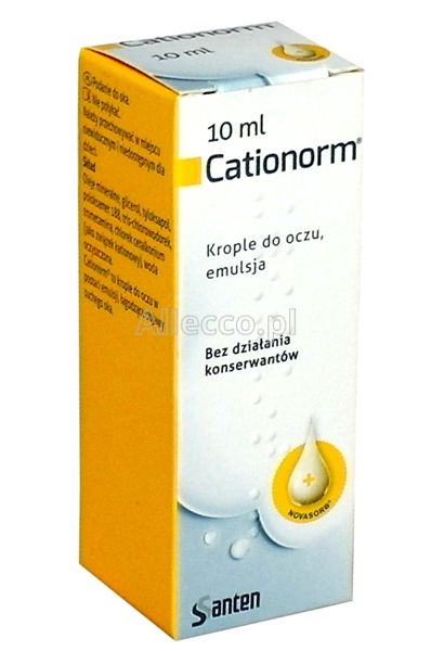 Cationorm krople do oczu 10 ml