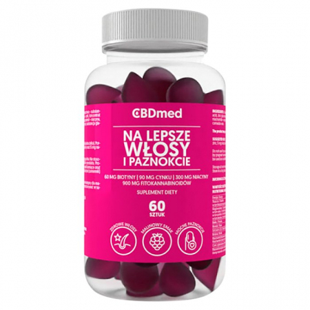 CBDmed Na lepsze włosy i paznokcie żelki, 60 szt.
