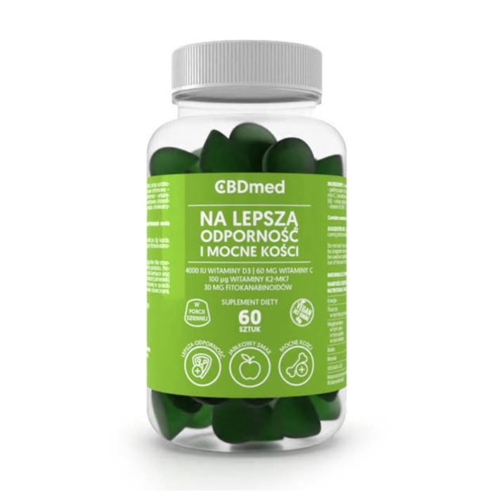 CBDmed żelki konopne na odporność i mocne kości, 60 szt.