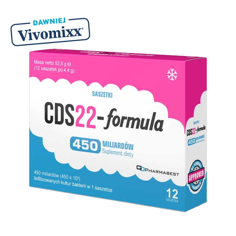 CDS22-Formula 450 mld saszetki, 12 szt. (dawniej Vivomixx)