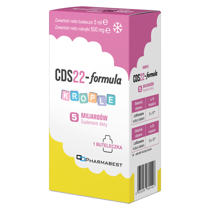 CDS22-Formula 5 mld krople, 5 ml (dawniej Vivomixx)