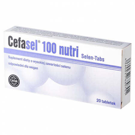 Cefasel 100 Nutri Selen 20 tabletek / Selen