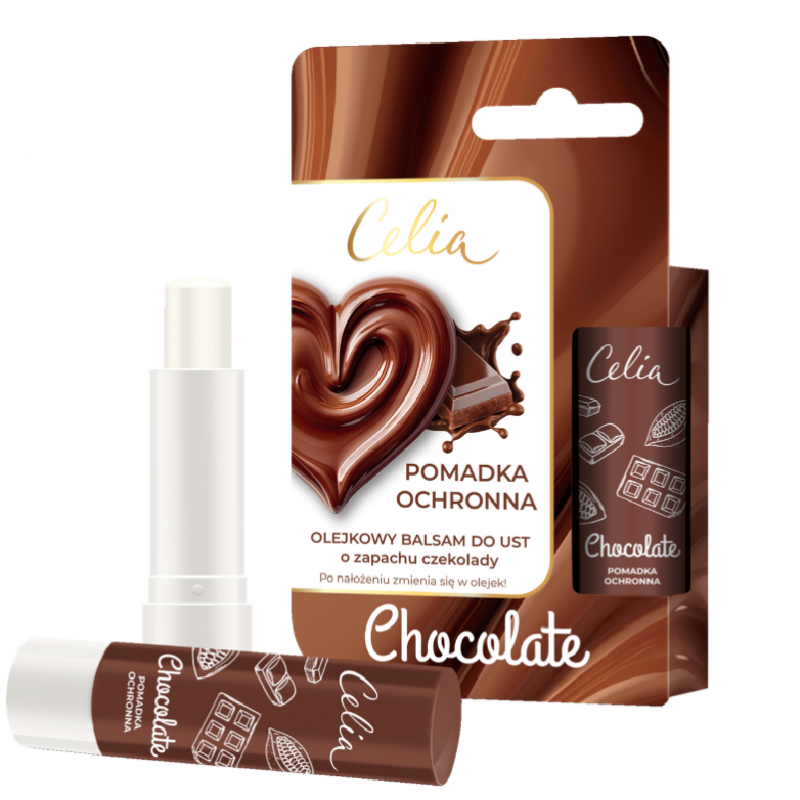 Celia Pomadka ochronna do ust o zapachu czekolady, 1 szt.