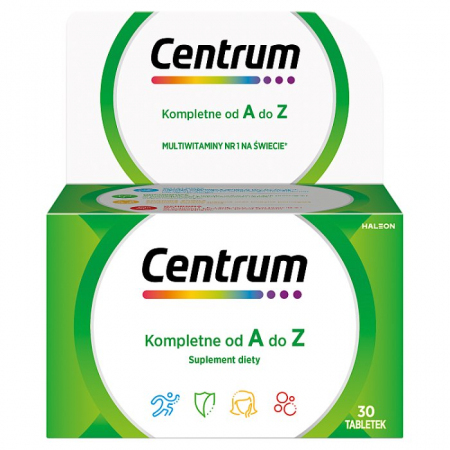 Centrum Kompletne od A do Z witaminy i minerały tabletki, 30 szt.